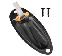 FINBe Jack di ingresso per chitarra Piastra jack per chitarra Jack per barca 1/4 "con viti per Fender Stratocaster Strat St mono chitarra elettrica per chitarra elettrica parti di ricambio 1 pz