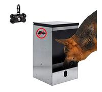 FINCA CASAREJO Mangiatoia per Cani | Distributore di Crocchette | Dispensatore di 40 Kg | Mangiatoia self-service con Coperchio | Include Dispenser per Sacchetti