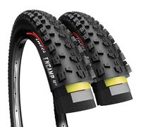 Fincci Bici Copertoni MTB 27.5 x 2.25 - Coppia Pieghevole Nero Pneumatici 57-584 con Antiforatura 1mm - Biciclette Gomme 27,5" per Adulto Donna e Uomo - Imballaggio Accessori per Mountain & E bike