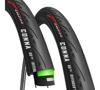 Fincci Copertone Bici 700x25c 25-622 60 TPI per Bici da Corsa | Carcassa 60 TPI e Pressione 85-115 PSI per una Guida Scorrevole su Strada con Bici da Corsa, Allenamenti e Spostamenti Urbani