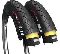 Fincci Copertone Bici 700x35c 37-622 Pieghevole con Protezione | Copertone 37-622 con Carcassa 30TPI e Pressione 50-80 PSI Ideale per Pneumatici Bici 28 700 x 35c - Set da 2