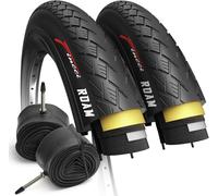 Fincci Copertone Bici 700x35c 37-622 Pieghevole con Protezione Lv3 30TPI | Copertone 37-622 con Protezione Anti-Foratura in Nylon Lv3 e Pressione 50-80 PSI per Pneumatici Bici 28 700 x 35c - Set da 2