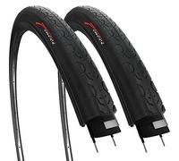 Fincci Copertoni MTB 26 x 1.25 Pollici 32-559 Pneumatici Pieghevoli Semi-Slick 26" per Bici Mountain Bike, Ibride, Elettriche e City Bike - Confezione da 2