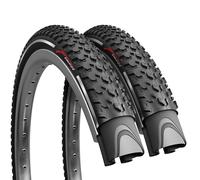 Fincci Copertoni MTB 27.5 x 2,10 Pollici - Coppia Riflettente Pieghevole Pneumatici 55-584, Gomme 27.5 per Bici ibride, Mountain Bike, Elettriche 30 TPI - Confezione da 2