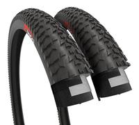 Fincci Coppia Pieghevoli Copertone 20x1.95 Pollici 53-406 Pneumatico per BMX MTB Montagna Coperton o Bambini Bici Bicicletta con 20 x 1.95 Copertoni (Confezione da 2)