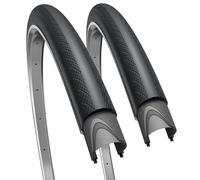 Fincci Coppia Pieghevoli Copertone 700x25c 25-622 Pneumatico 60 TPI per Rulli Home Trainer Ciclo Gara Strada Corsa Turismo Bici Bicicletta (Confezione da 2)
