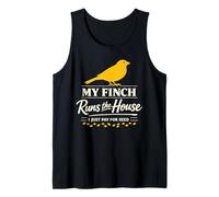 Finch Flock Founder Piccolo Bird Lover Backyard Birding Pride Canotta