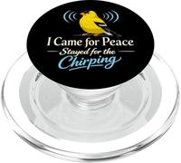 Finch Flock Founder Piccolo Bird Lover Backyard Birding Pride PopSockets PopGrip per MagSafe
