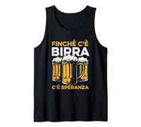 Finché C'È Birra C'È Speranza Luppolo Festeggia Boccale Canotta