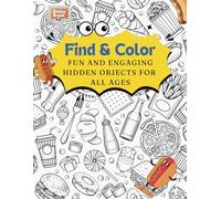 Find and Color Fun: Fun and Engaging Hidden Objects, Letters and Words for Kids, Seniors and Adults