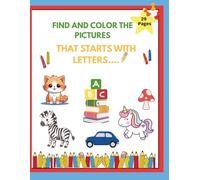 Find & Color Letters A-Z for Kids: Letter Recognition & Alphabet Coloring Book for Preschool, Kindergarten & Early Learners