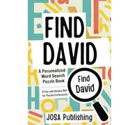 Find David: A Personalized Word Search Puzzle Book: The Perfect Gift for a Unique and Memorable Challenge