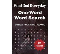 Find God Everyday: One-Word Word Search: Spiritual Relaxing Calming | Adults, Seniors, Teens