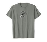 Find Joy Lente d'Ingrandimento Ispiratrice Maglietta, Uomo, Verde Militare mélange, 3XL