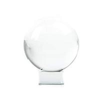 Find Something Different, Sfera di Cristallo da 6 cm con Supporto in Vetro, Multicolore