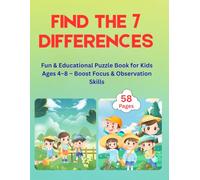 Find the 7 Differences: Fun & Educational Puzzle Book for Kids Ages 4-8 - Boost Focus & Observation Skills