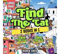Find The Cat (2 Books in 1): Train Your Brain and Cultivate Focus with Hidden Objects Scavenger Hunt Picture Puzzles for All Ages