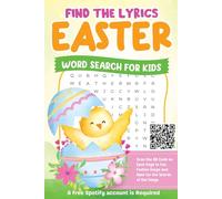 Find The Lyrics Easter: Word Search For Kids