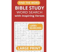 Find The Word Bible Study Word Search: Word Searches with Large Print, Inspiring Verses, Over 1000 Searches and More | 6x9 Inches, 120 pages | Great ... groups and as a Supplement for Bible Study