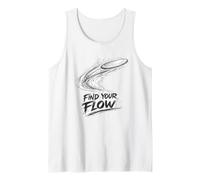 Find Your Flow da Golf Disco Golfista Frisbee Golf frolf Canotta