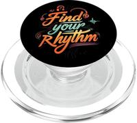 Find Your Rhythm Music Headphones Lover PopSockets PopGrip per MagSafe