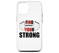 Find Your Strong in You Strength Motivational Gym Workout Custodia per iPhone 12/12 Pro