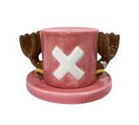 FINDAMAZE One Piece Anime Tazza,Chopper's Hat Tazza da Caffè in Ceramica Mug,Regalo Anime,Regalo per Natale, Compleanno, Anniversario (Chopper)