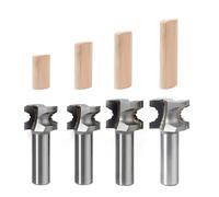 FindBuyTool - Set di 4 punte per fresa con gambo da 8 mm, per Festool DF500/700 Dominos, 4 punte in carburo di tungsteno, punte per fresa per legno per lavori manuali e progetti fai da te, D5, D6, D8