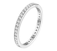 FindChic Anello Donna Argento 925 con Zirconia Cubica - Fedina di Fidanzamento in Confezione Regalo