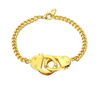 FindChic Bracciale personalizzato con cuore Bracciale da donna in acciaio inossidabile placcato in oro con Z, piccolo braccialetto personalizzato per ragazze con la lettera Z.