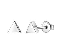 FindChic Orecchini Donna Argento 925 Piccoli Orecchini Argento Piccoli a Triangolo Orecchini Argento Donna Orecchini a Perno Orecchini Argento per Ragazza Bambina Orecchini Geometrici