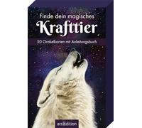 Finde dein magisches Krafttier: 50 Orakelkarten mit Anleitungsbuch