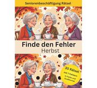 Finde den Fehler - Herbst - Seniorenbeschäftigung Rätsel - Grossformat