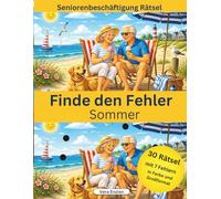Finde den Fehler - Sommer - Seniorenbeschäftigung Rätsel - Grossformat