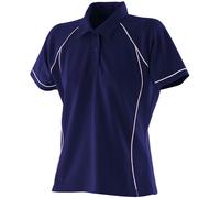 Finden & Hales Donna Piped Performance Polo LV371 - Donna maniche corte Tee
