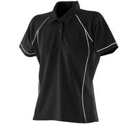 Finden & Hales Donna Piped Performance Polo LV371 - Donna maniche corte Tee