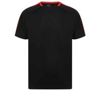 Finden & Hales Unisex Manica Raglan Traspirante Poliestere Contrasto Team T
