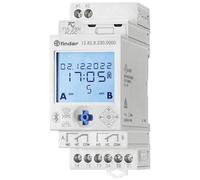 Finder 12.B2.8.230.0000 Temporizzatore per guida DIN Astronomico, Interruttor