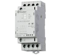 Finder 22.34.0.024.4740 Contattore 3 NA, 1 NC 24 V/DC, 24 V/AC 25 A 1 pz.