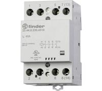 Finder 22.44.0.024.4310 Contattore 4 NA 24 V/DC, 24 V/AC 40 A 1 pz.