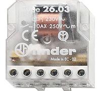 Finder 260382300000PAS - Teleruttore per scatola 230 VAC 1 NO/1 NC 10 A