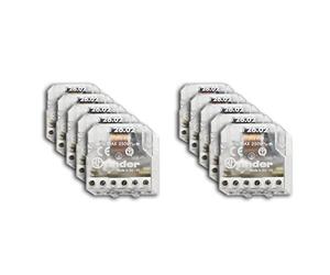 Finder 260680120000 - Teleruttore per scatola 12 Vac 2 NO, 3 sequenze 10 A