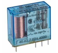 Finder Relè per PCB 40.62.7.024.4000 24 V/DC 10 A 2 scambi 1 pz