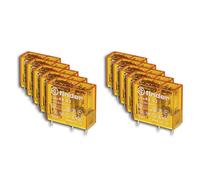 Mini Relè Finder 2 scambi 8A bobina 12VAC alternata 405280120000