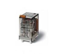 FINDER 553280120054 RELE' A 2 SCAMBI 10A 12VAC CON PULS. PROVA + LED