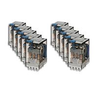 Relè Finder a zoccolo 4 scambi 7A 12VDC 553490120094