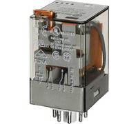 Finder 60.12.8.012.0040 Relè ad innesto 12 V/AC 10 A 2 scambi 1 pz.