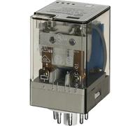 Finder 60.12.9.110.0040 Relè ad innesto 110 V/DC 10 A 2 scambi 1 pz. Pezzo