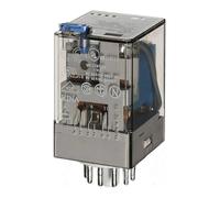 FINDER 60.13.9.012.0040 RELE' AD INNESTO SU ZOCCOLO 10A 12V DC 3 CONTATTI 6013