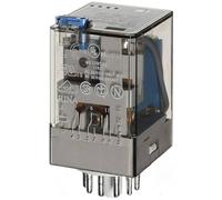 Finder Serie 60 - Relais Industrial undecal 60 VDC 3 contatti pulsante + Indicatore